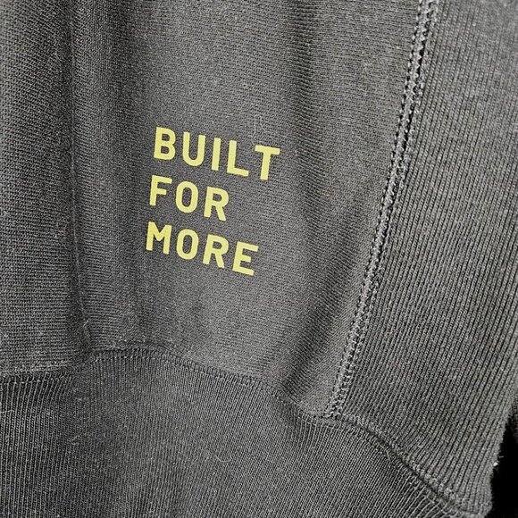 Champion Reverse Weave Ironclad Sweatshirt Size L Built For More Black Pullover - Picture 4 of 8